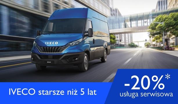 Serwis z rabatem -20%  dla Twojego IVECO 5+