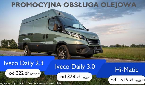 PROMOCYJNA OFERTA NA OBSŁUGĘ OLEJOWĄ